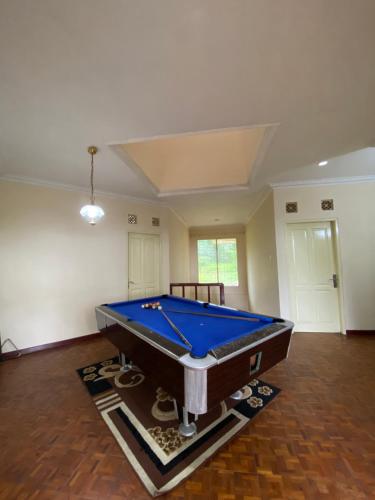 a room with a pool table in it at Villa Harco 2 in Paragajen