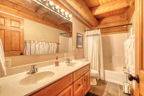 Koupelna v ubytování Deer Haven Lodge