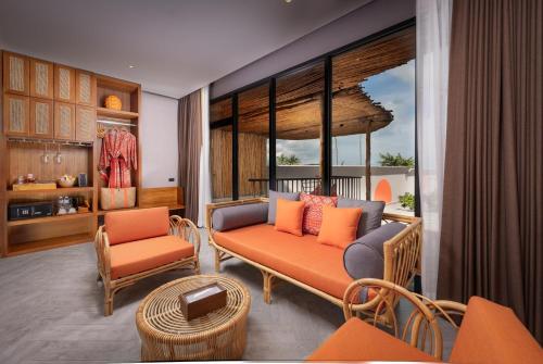 Posezení v ubytování 79 Beach Club and Resort Samui