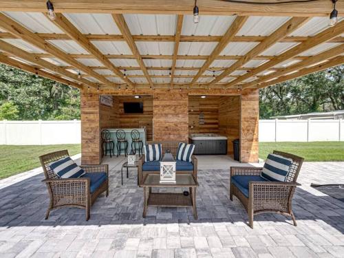 Αίθριο ή υπαίθριος χώρος στο The Cozy Cabana