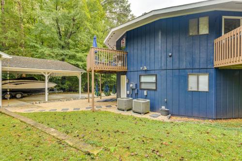 Taman di luar Near Lake Gaston Unique Home with Deck and Fire Pit!