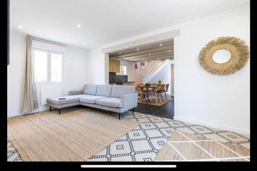 Χώρος καθιστικού στο Maison à deux pas du port