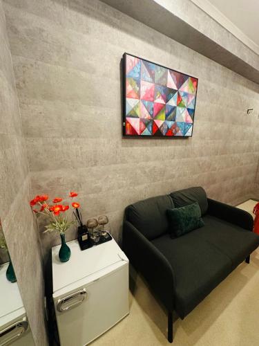 Posezení v ubytování e-hostel 心斎橋 205