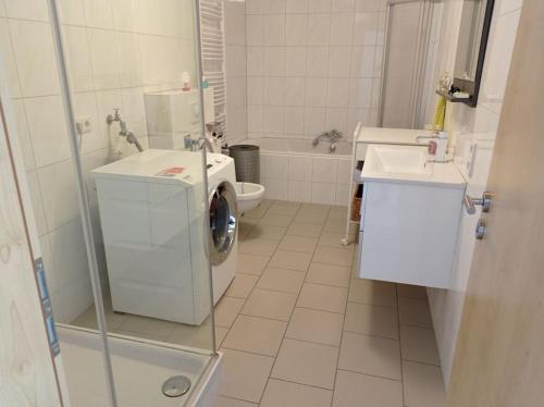Koupelna v ubytování Wohnung für 4 Personen