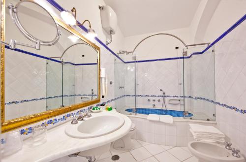 Koupelna v ubytování Hotel Villa Brunella