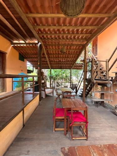 Balkón nebo terasa v ubytování Pousada Costa corais