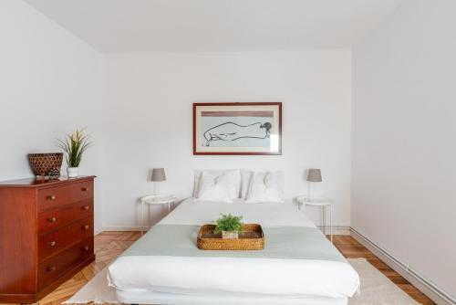 Postel nebo postele na pokoji v ubytování Acogedor apartamento con vistas a la Bahia