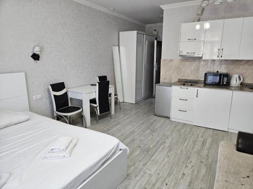 Kuchyň nebo kuchyňský kout v ubytování 4 season aparthotel