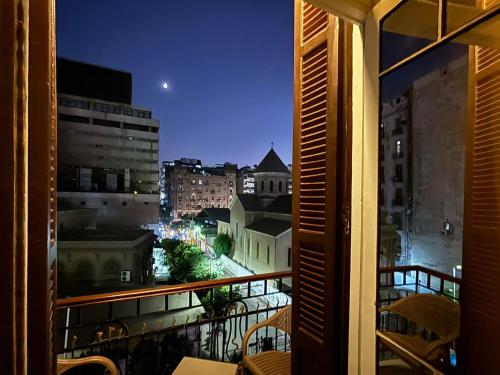 Een balkon of terras bij City View Palace hotel
