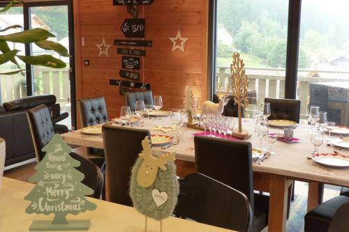 Nápoje v ubytování L'Eclipse -12p, vue lac au pied des pistes et SPA