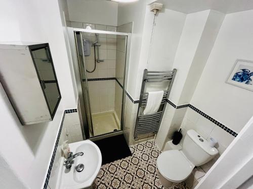 Ένα μπάνιο στο Cathedral Park Apartments