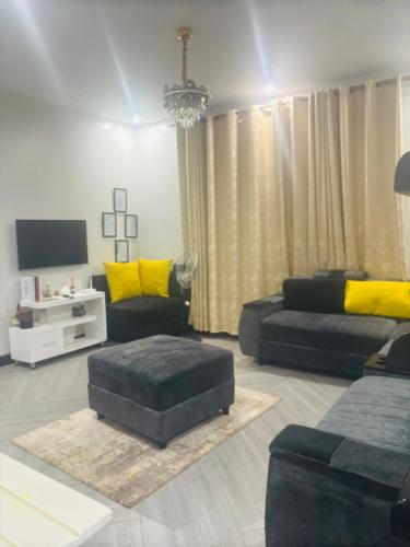 Ruang duduk di Marjorie's Nest