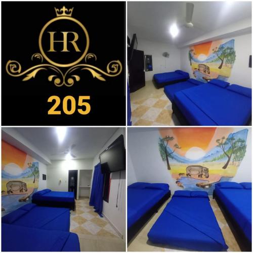 HotelHRにあるベッド