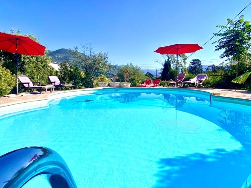 Πισίνα στο ή κοντά στο Rez de Villa Nice Côte d'Azur piscine privée