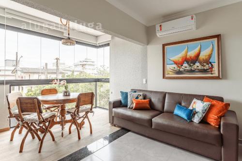 Χώρος καθιστικού στο Beach Pinheira - Casa completa e confortável