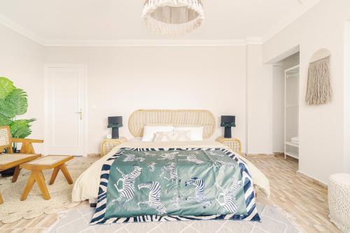 Postel nebo postele na pokoji v ubytování Nabeel Homes Boutique Hotel