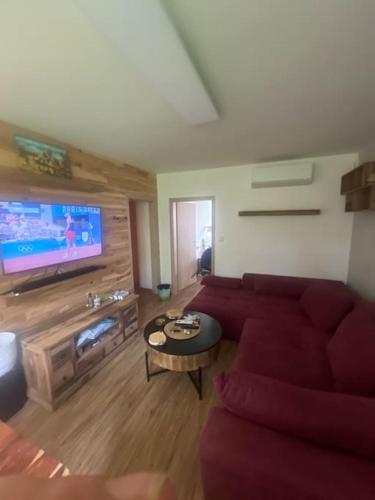 TV a/nebo společenská místnost v ubytování 3kk - centrum Havířova