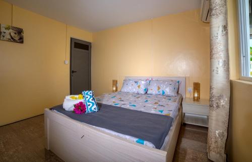 Postel nebo postele na pokoji v ubytování Sunset Bliss Pereybere 3