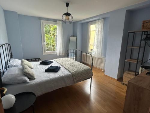 Ένα ή περισσότερα κρεβάτια σε δωμάτιο στο Casa Lilia