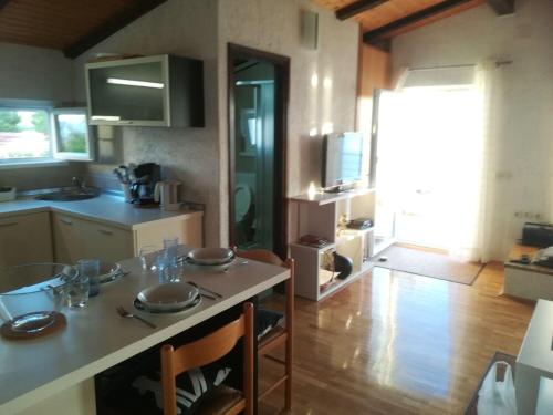 Kuchyň nebo kuchyňský kout v ubytování Apartment Vlatkica
