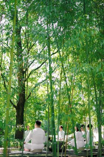 Clientes alojados en Six Senses Qing Cheng Mountain