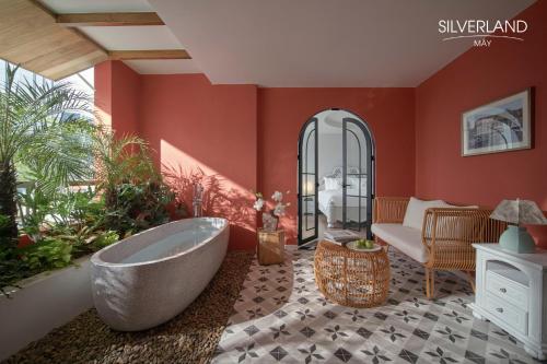 Posezení v ubytování Silverland Mây Hotel
