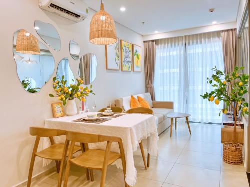 Χώρος καθιστικού στο The Sóng Apartment Vũng Tàu Add 28 Thi Sach, PThang Tam