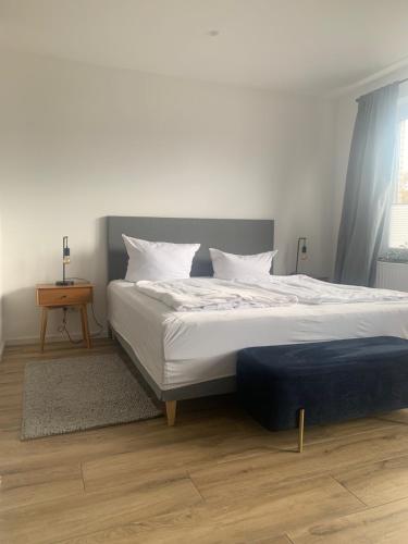 Ένα ή περισσότερα κρεβάτια σε δωμάτιο στο Hotel Calenberger Hof