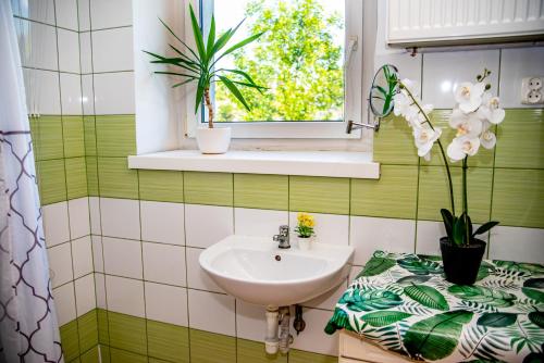 Et badeværelse på Kwatery Rydz