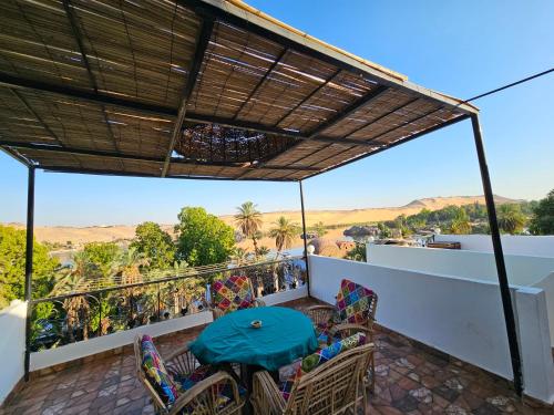 Balkón nebo terasa v ubytování Basmatic2 Nubian Guest House