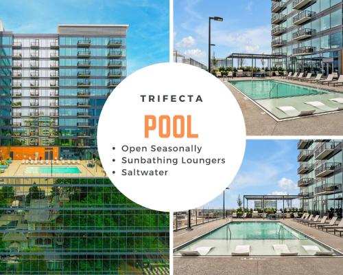 Kolam renang di atau dekat dengan High-Rise Apt Raleigh Free Parking & Sunset View 2