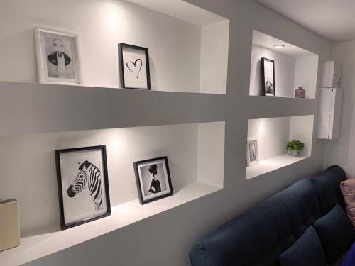 Χώρος καθιστικού στο Joli appartement cosy - Castanet