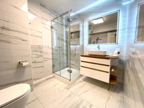 Koupelna v ubytování Studio-Apartment im Haus Frauenpreiss FeWo 404