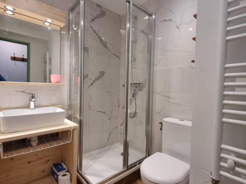 Studio rénové ski-in/ski-out pour 2 pers, balcon sud