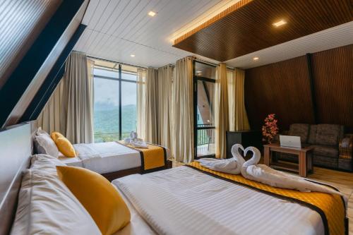 Una cama o camas en una habitación de Swag Vista Resort