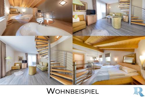 Postel nebo postele na pokoji v ubytování Berghotel Ronach