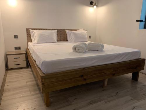 Postel nebo postele na pokoji v ubytování TheLight Villa