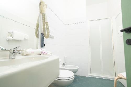 Koupelna v ubytování Hotel Berta