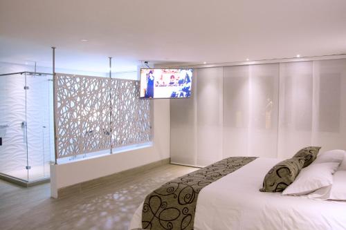 Μια τηλεόραση ή/και κέντρο ψυχαγωγίας στο Hotel Arawak Plaza