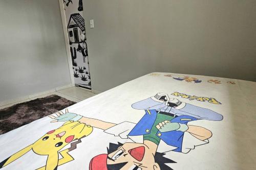 Letto o letti in una camera di Ôxente que lugar arretado!
