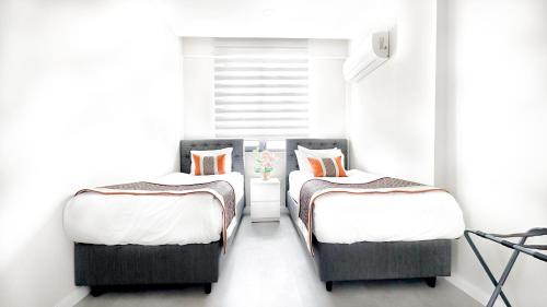 Lara Smart Apartsにあるベッド