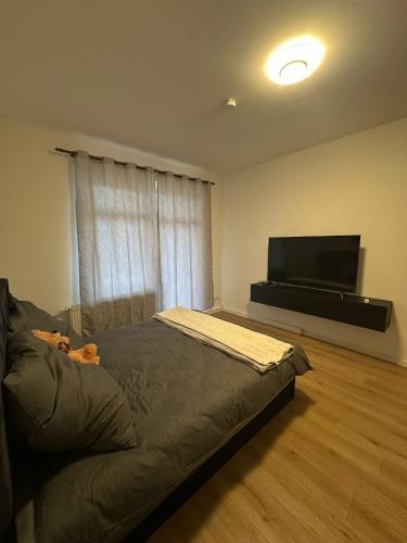 Televisyen dan/atau pusat hiburan di Elegant &Apartment 1