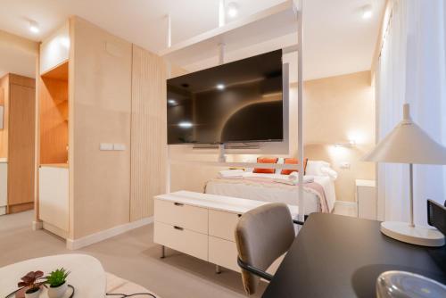 Televisyen dan/atau pusat hiburan di WOW APARTAMENTOS VALLADOLID