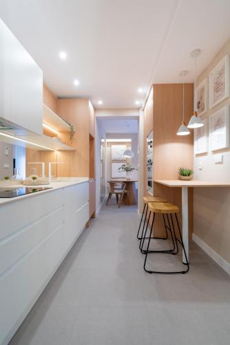 Dapur atau dapur kecil di WOW APARTAMENTOS VALLADOLID