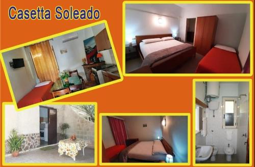 Ένα ή περισσότερα κρεβάτια σε δωμάτιο στο Soleado Casa Vacanze