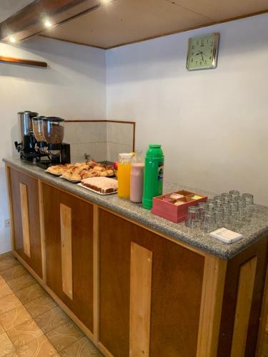 Η κουζίνα ή μικρή κουζίνα στο Hotel Grisabel