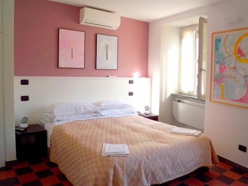 Postel nebo postele na pokoji v ubytování Hotel Gianni Franzi
