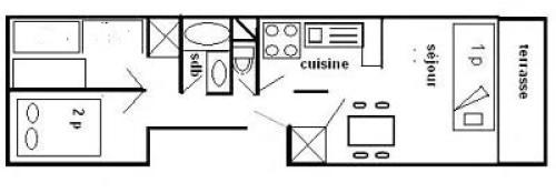 Photo de la galerie de l'établissement Résidence Les Ecrins - 3 Pièces 6 pers - LES ECRINS - LA PLAGNE CENTRE - accès ski direct MAE-4521, à La Plagne Tarentaise