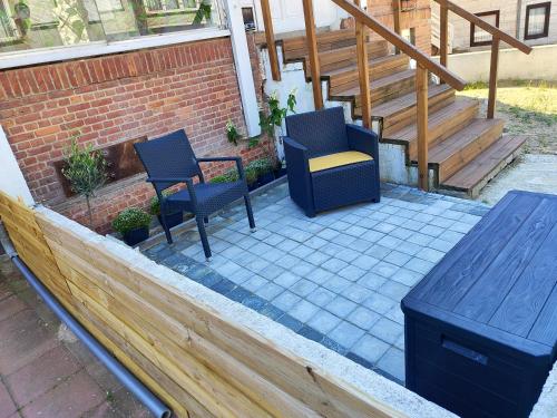 Balkón nebo terasa v ubytování Appartement spacieux avec parking et terrasse