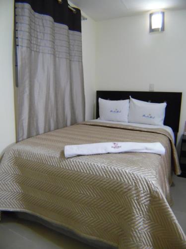 Кровать или кровати в номере Hotel Puerto Real - Coatzacoalcos